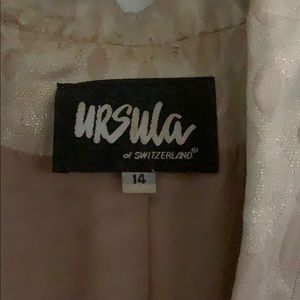 Gold Ursula of Switzerland Evening Jacket.